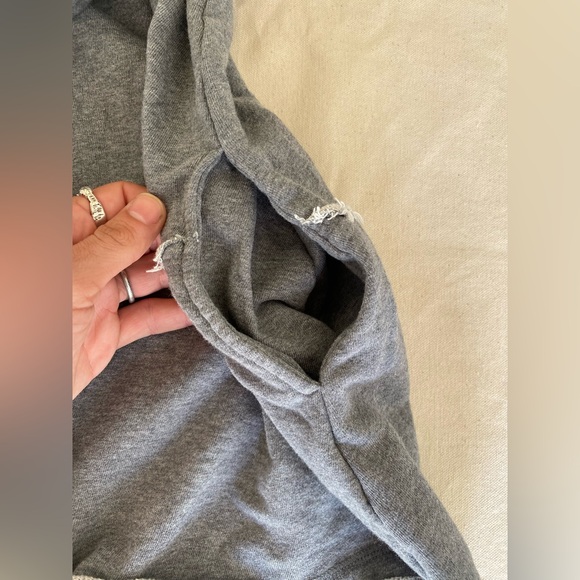 Johnny Was Acacia Tiered Embroidered Floral Gray Hooded Zip Front Jacket Small - Picture 7 of 10